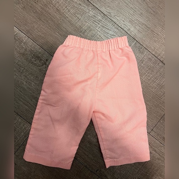 Vintage Thomas Pink Baby Floral Jacket Pant Set Size 12 Months - Picture 5 of 5